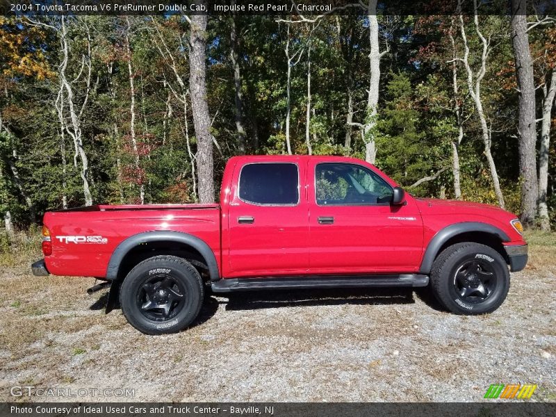 Impulse Red Pearl / Charcoal 2004 Toyota Tacoma V6 PreRunner Double Cab
