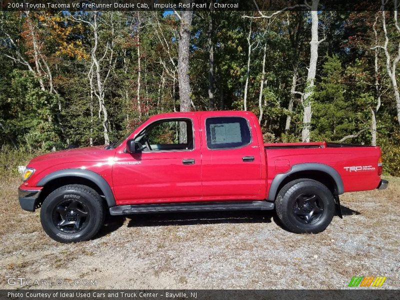 Impulse Red Pearl / Charcoal 2004 Toyota Tacoma V6 PreRunner Double Cab