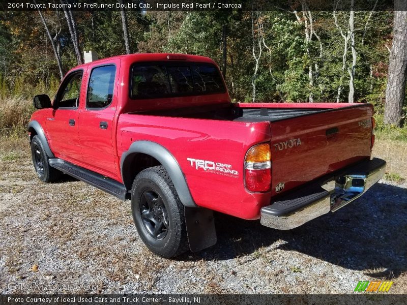 Impulse Red Pearl / Charcoal 2004 Toyota Tacoma V6 PreRunner Double Cab