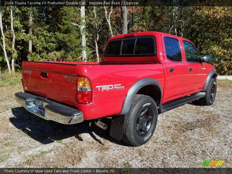 Impulse Red Pearl / Charcoal 2004 Toyota Tacoma V6 PreRunner Double Cab
