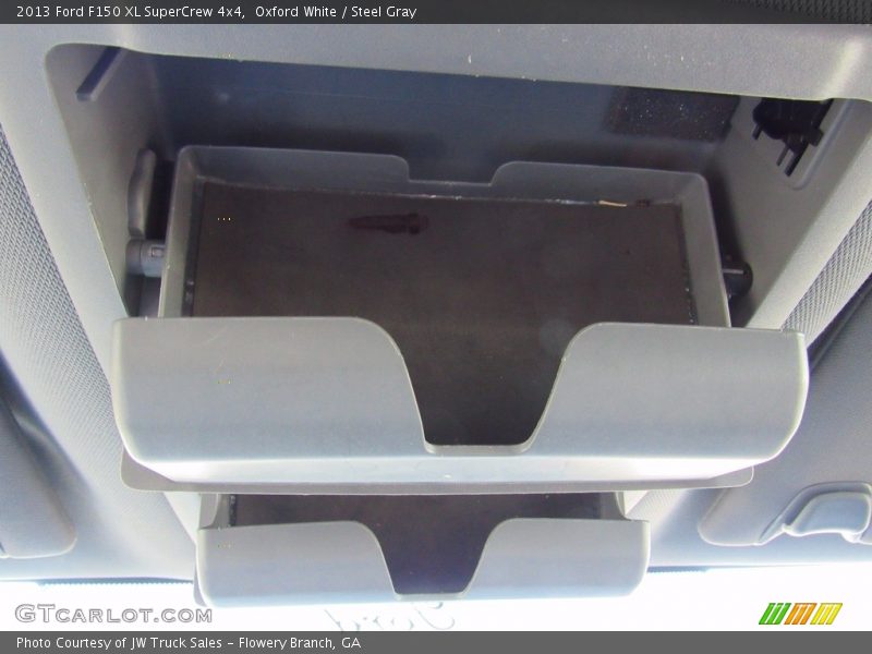 Oxford White / Steel Gray 2013 Ford F150 XL SuperCrew 4x4