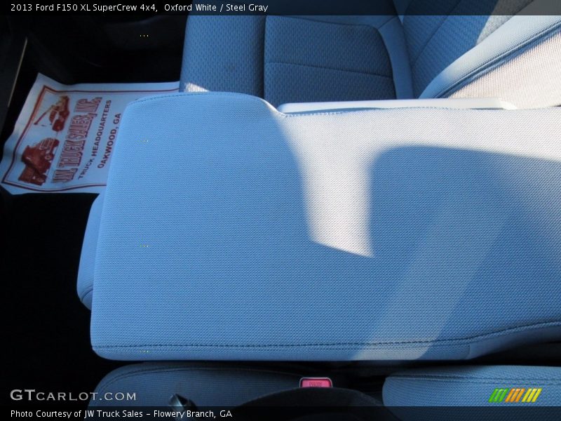Oxford White / Steel Gray 2013 Ford F150 XL SuperCrew 4x4