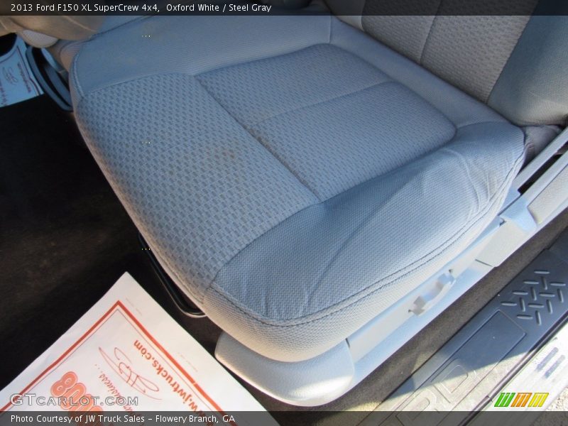 Oxford White / Steel Gray 2013 Ford F150 XL SuperCrew 4x4