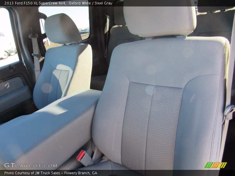 Oxford White / Steel Gray 2013 Ford F150 XL SuperCrew 4x4