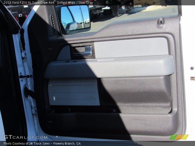 Oxford White / Steel Gray 2013 Ford F150 XL SuperCrew 4x4