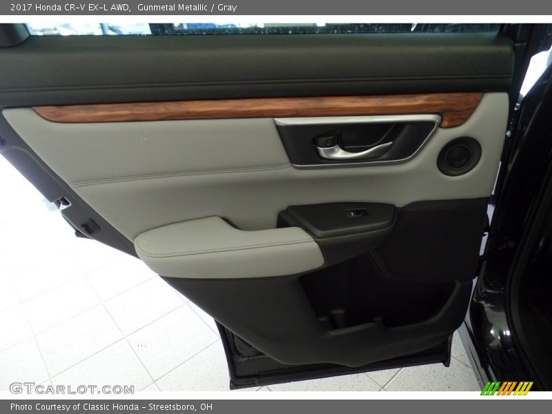 Gunmetal Metallic / Gray 2017 Honda CR-V EX-L AWD