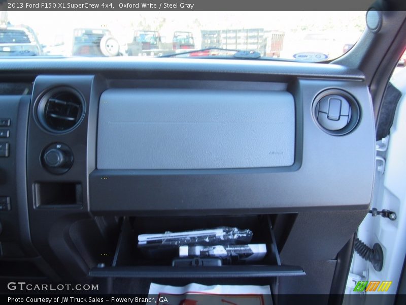Oxford White / Steel Gray 2013 Ford F150 XL SuperCrew 4x4