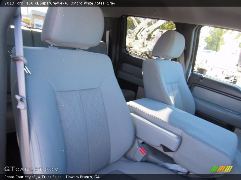 Oxford White / Steel Gray 2013 Ford F150 XL SuperCrew 4x4