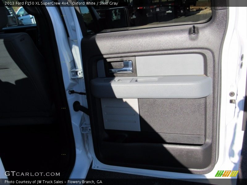 Oxford White / Steel Gray 2013 Ford F150 XL SuperCrew 4x4