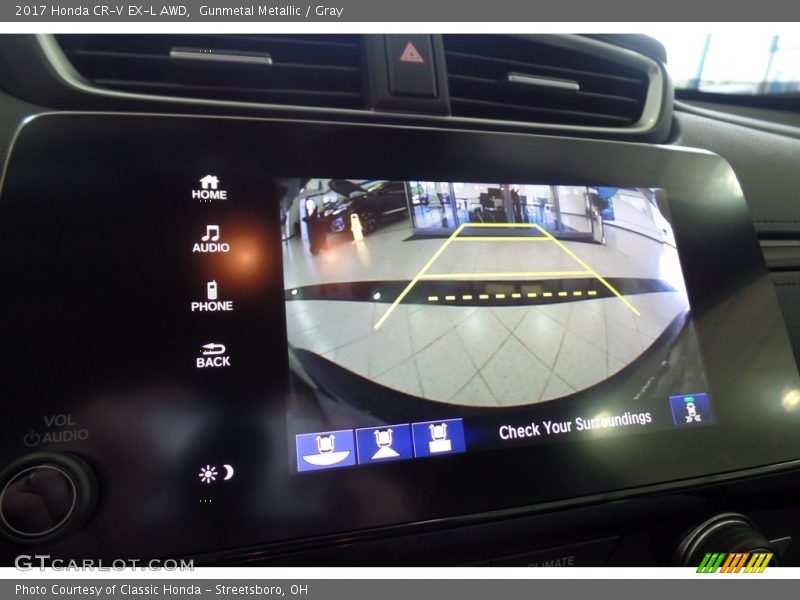 Gunmetal Metallic / Gray 2017 Honda CR-V EX-L AWD