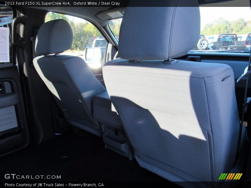 Oxford White / Steel Gray 2013 Ford F150 XL SuperCrew 4x4