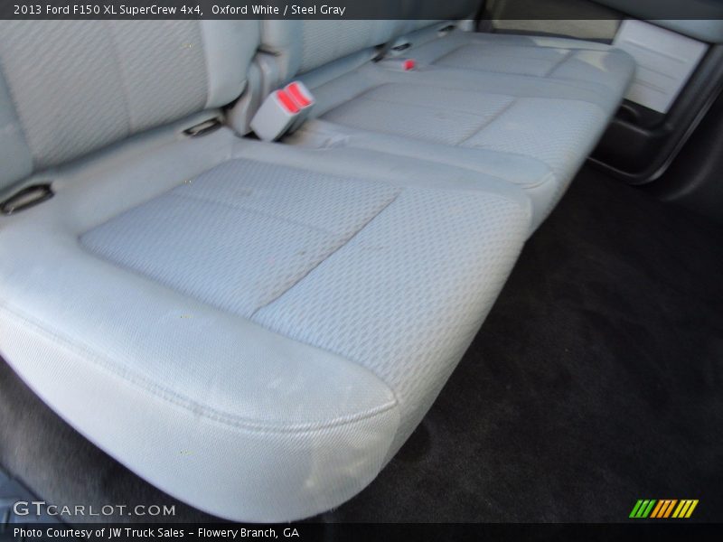 Oxford White / Steel Gray 2013 Ford F150 XL SuperCrew 4x4
