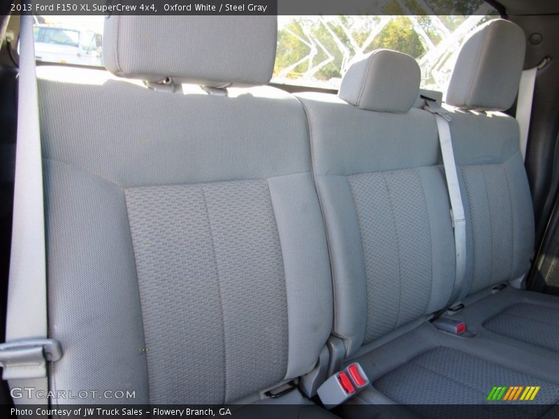 Oxford White / Steel Gray 2013 Ford F150 XL SuperCrew 4x4