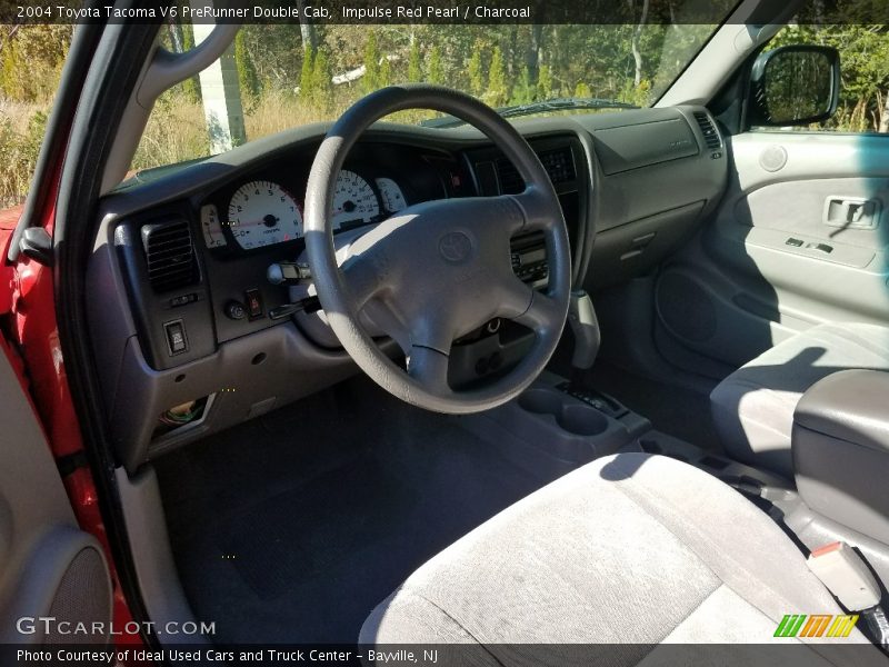 Impulse Red Pearl / Charcoal 2004 Toyota Tacoma V6 PreRunner Double Cab