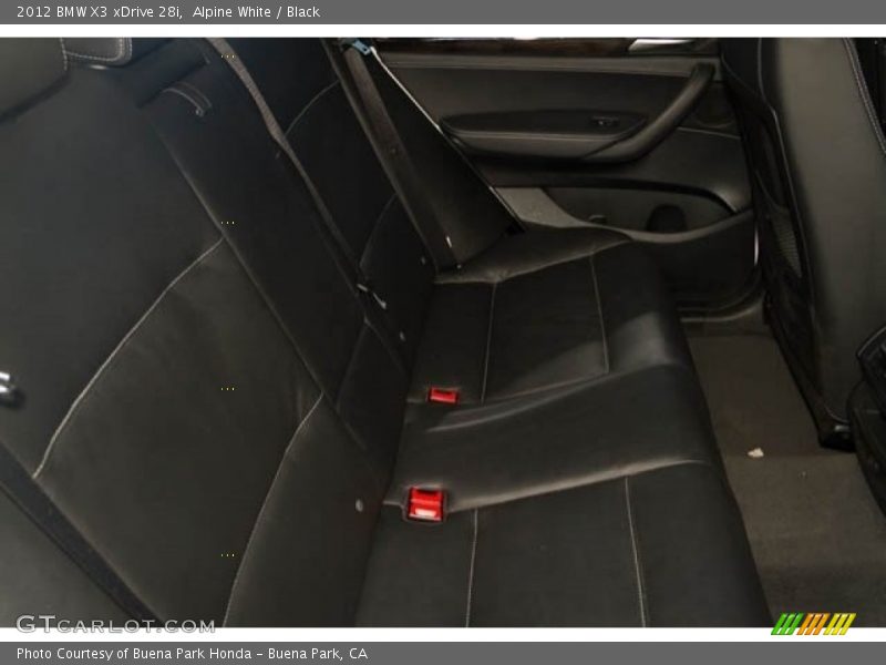 Alpine White / Black 2012 BMW X3 xDrive 28i