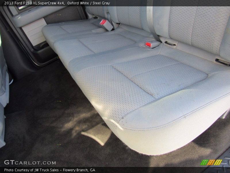 Oxford White / Steel Gray 2013 Ford F150 XL SuperCrew 4x4