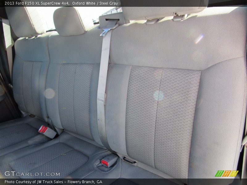 Oxford White / Steel Gray 2013 Ford F150 XL SuperCrew 4x4