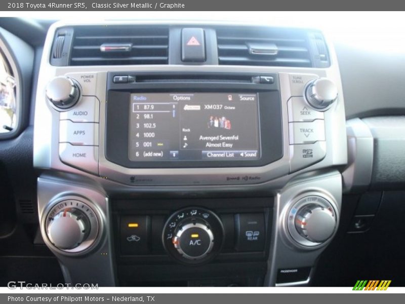 Classic Silver Metallic / Graphite 2018 Toyota 4Runner SR5