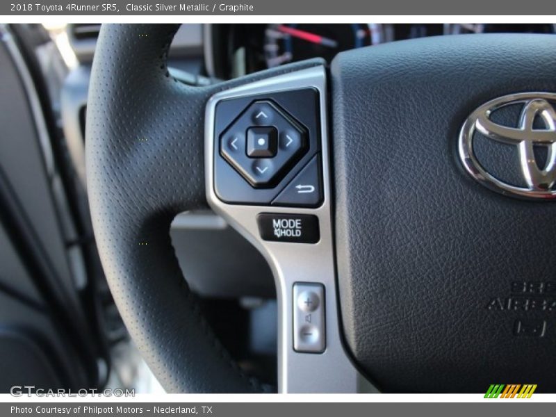 Classic Silver Metallic / Graphite 2018 Toyota 4Runner SR5