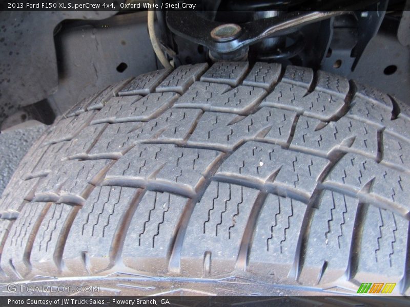 Oxford White / Steel Gray 2013 Ford F150 XL SuperCrew 4x4