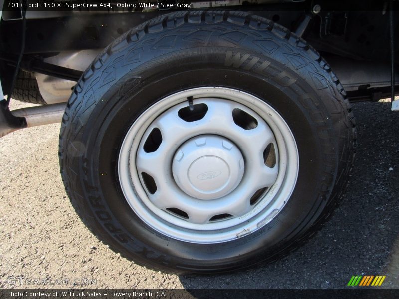 Oxford White / Steel Gray 2013 Ford F150 XL SuperCrew 4x4