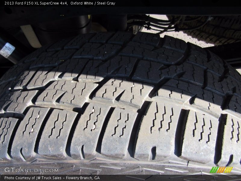 Oxford White / Steel Gray 2013 Ford F150 XL SuperCrew 4x4