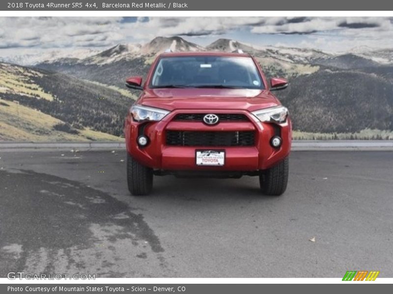 Barcelona Red Metallic / Black 2018 Toyota 4Runner SR5 4x4