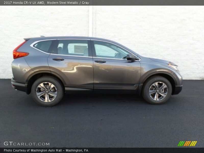 Modern Steel Metallic / Gray 2017 Honda CR-V LX AWD