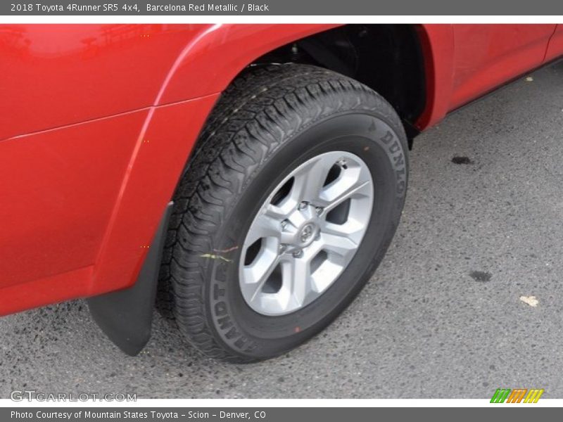Barcelona Red Metallic / Black 2018 Toyota 4Runner SR5 4x4