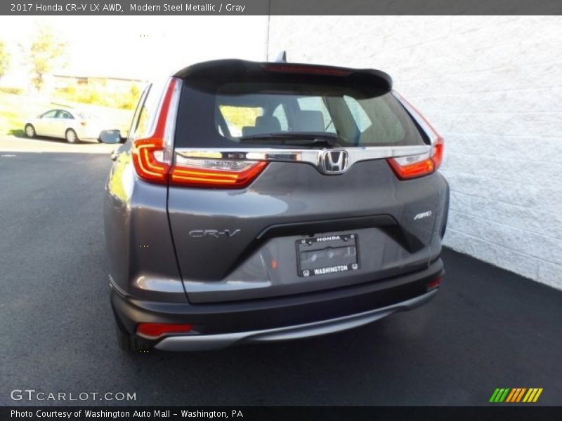 Modern Steel Metallic / Gray 2017 Honda CR-V LX AWD