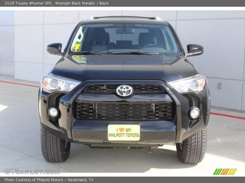 Midnight Black Metallic / Black 2018 Toyota 4Runner SR5