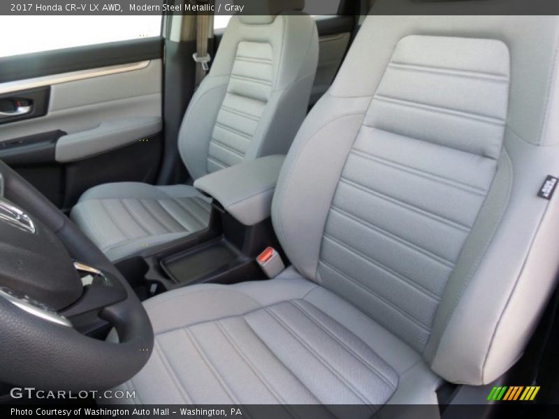 Modern Steel Metallic / Gray 2017 Honda CR-V LX AWD
