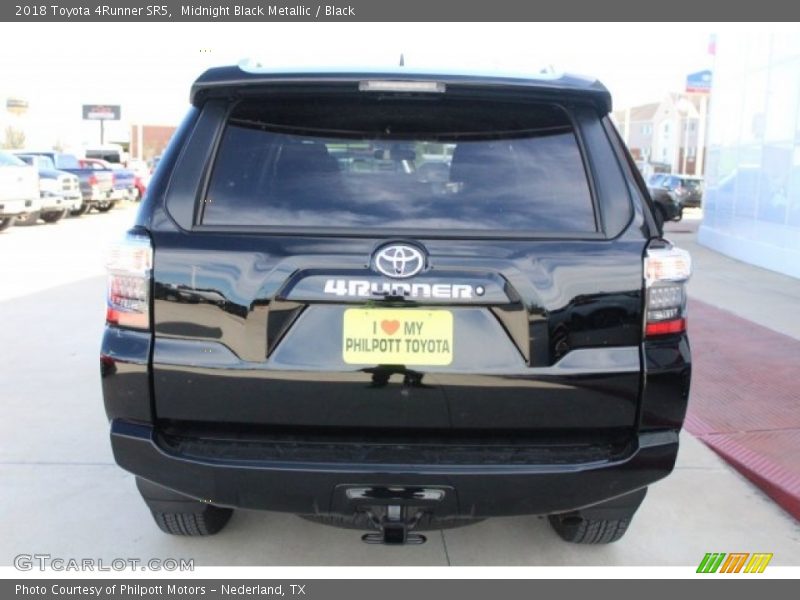 Midnight Black Metallic / Black 2018 Toyota 4Runner SR5