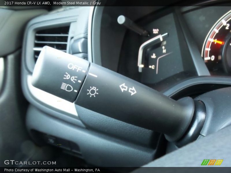 Modern Steel Metallic / Gray 2017 Honda CR-V LX AWD