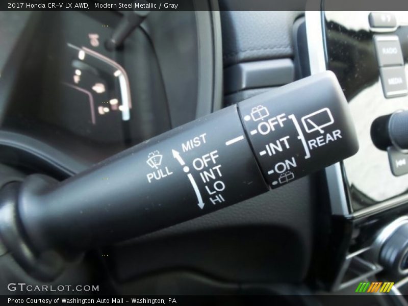 Modern Steel Metallic / Gray 2017 Honda CR-V LX AWD