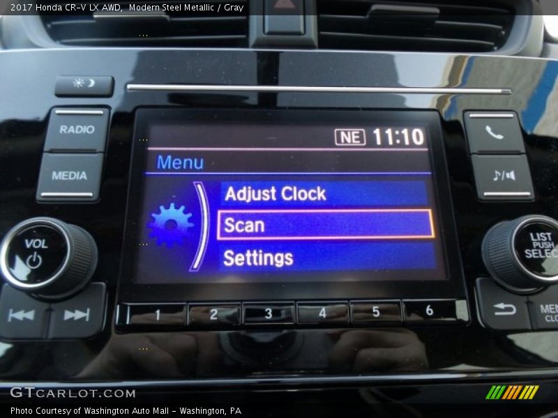 Modern Steel Metallic / Gray 2017 Honda CR-V LX AWD
