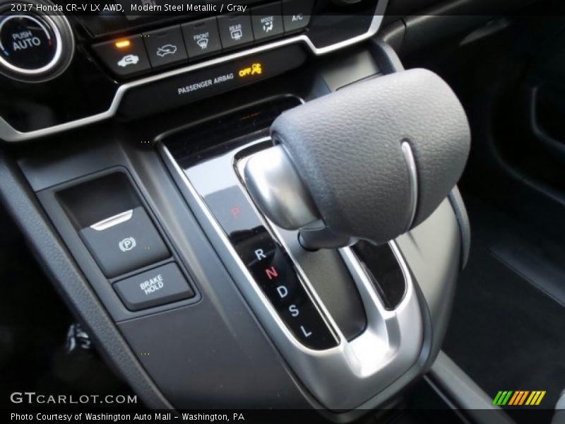 Modern Steel Metallic / Gray 2017 Honda CR-V LX AWD