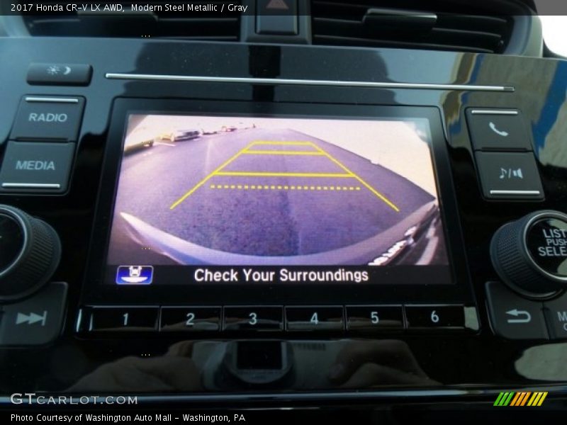 Modern Steel Metallic / Gray 2017 Honda CR-V LX AWD