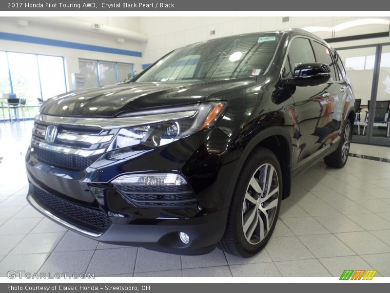 Crystal Black Pearl / Black 2017 Honda Pilot Touring AWD
