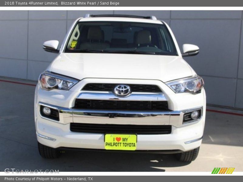 Blizzard White Pearl / Sand Beige 2018 Toyota 4Runner Limited