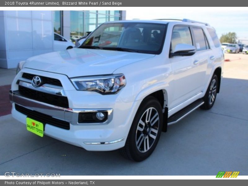 Blizzard White Pearl / Sand Beige 2018 Toyota 4Runner Limited