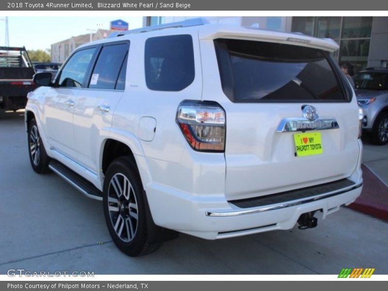 Blizzard White Pearl / Sand Beige 2018 Toyota 4Runner Limited
