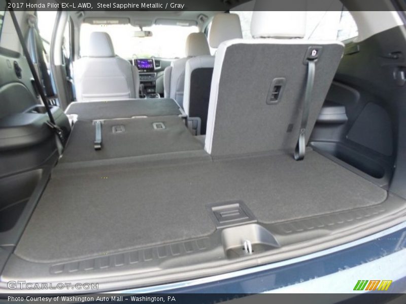 Steel Sapphire Metallic / Gray 2017 Honda Pilot EX-L AWD