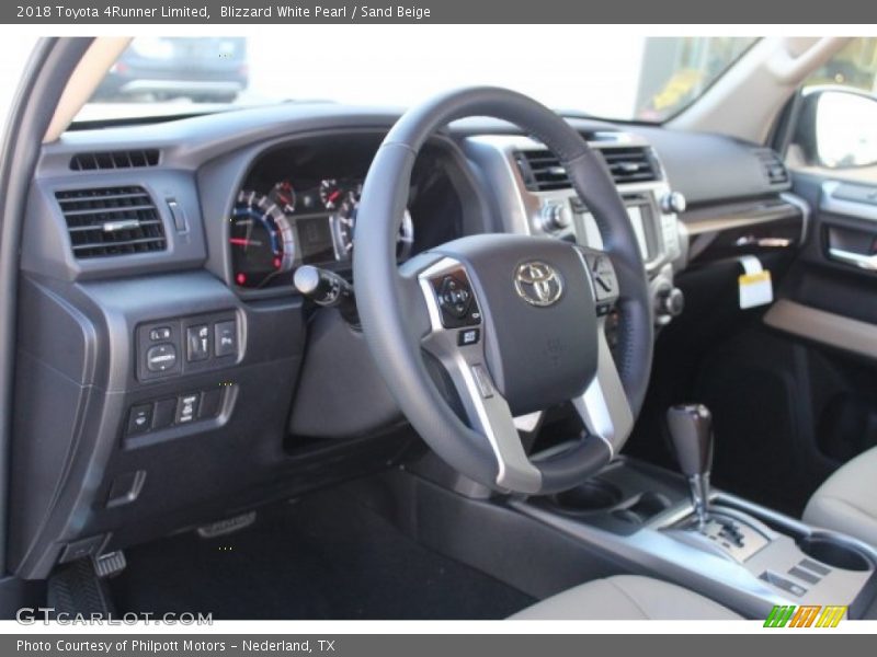 Blizzard White Pearl / Sand Beige 2018 Toyota 4Runner Limited