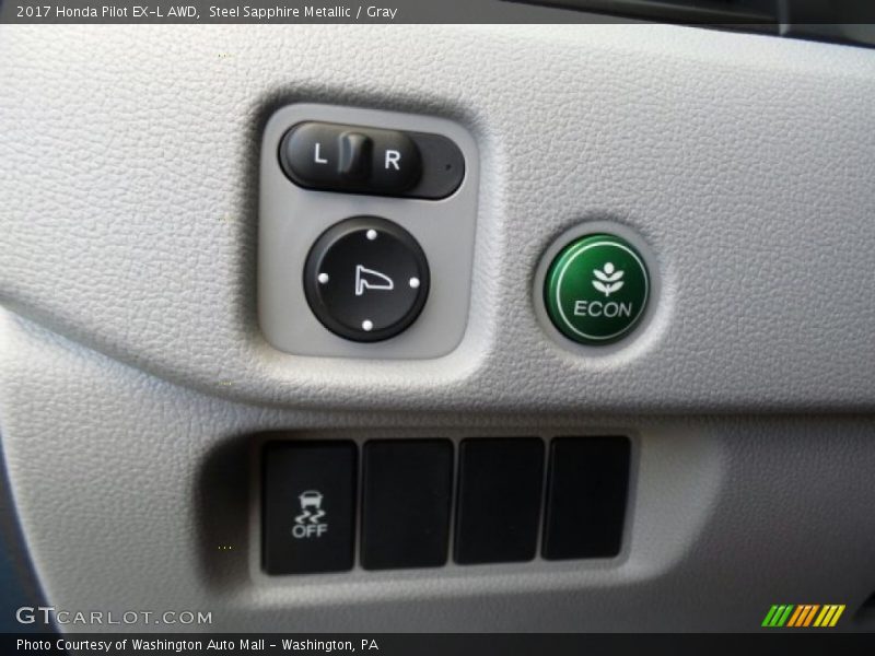 Steel Sapphire Metallic / Gray 2017 Honda Pilot EX-L AWD