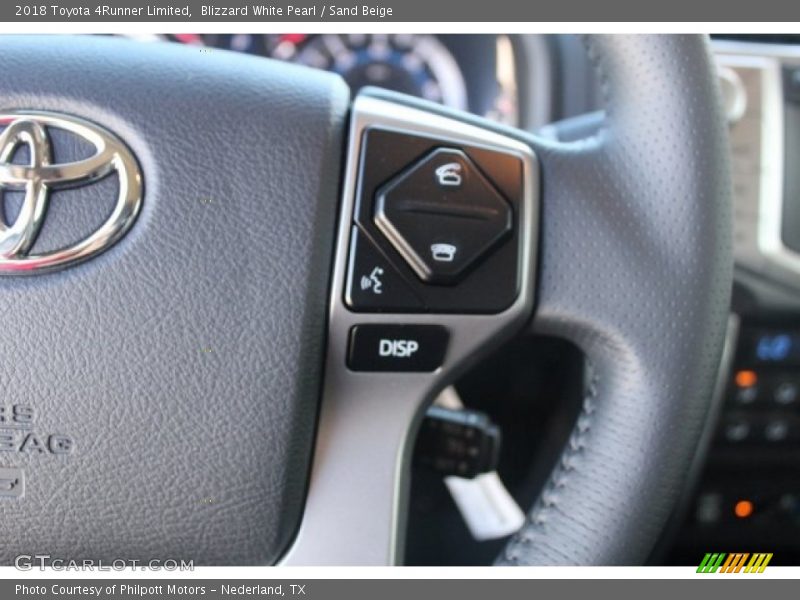 Blizzard White Pearl / Sand Beige 2018 Toyota 4Runner Limited