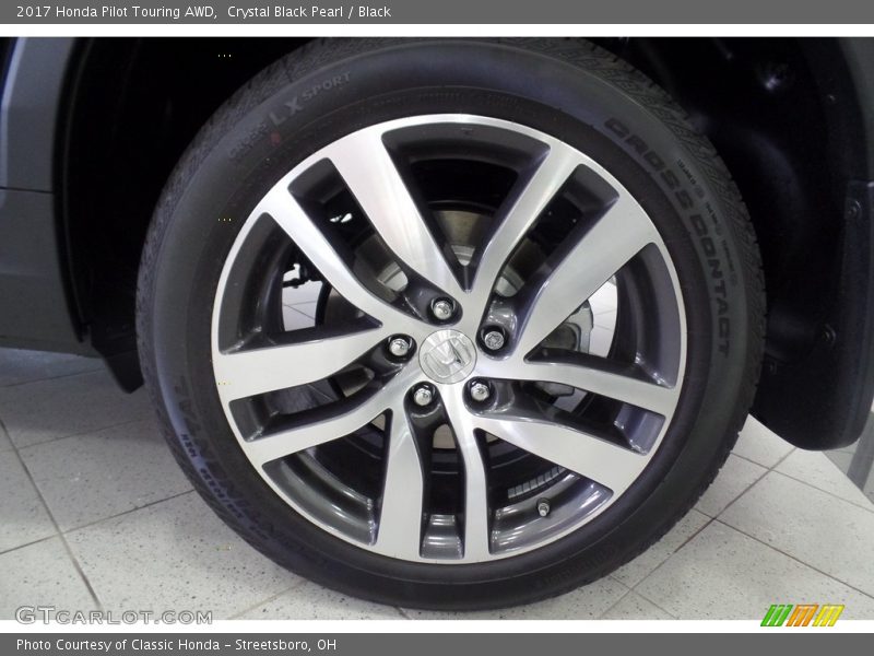 Crystal Black Pearl / Black 2017 Honda Pilot Touring AWD