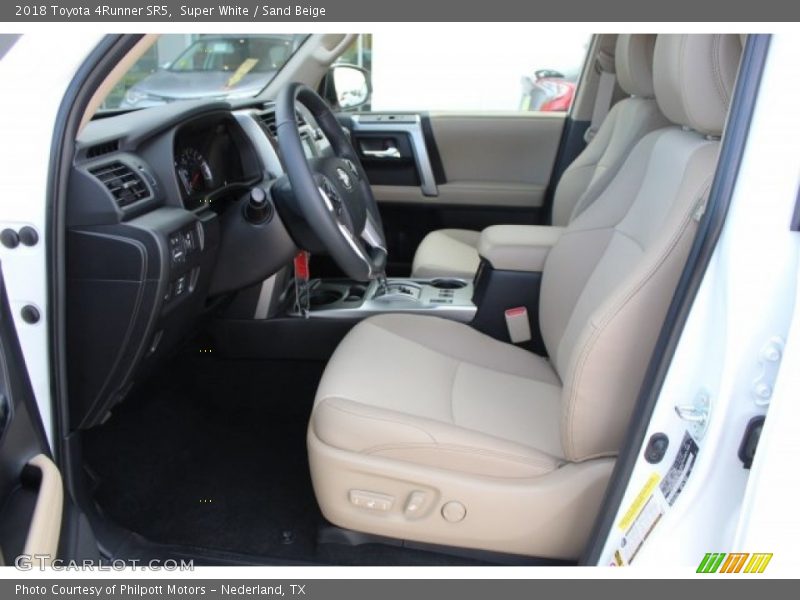  2018 4Runner SR5 Sand Beige Interior