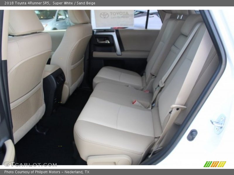 Rear Seat of 2018 4Runner SR5