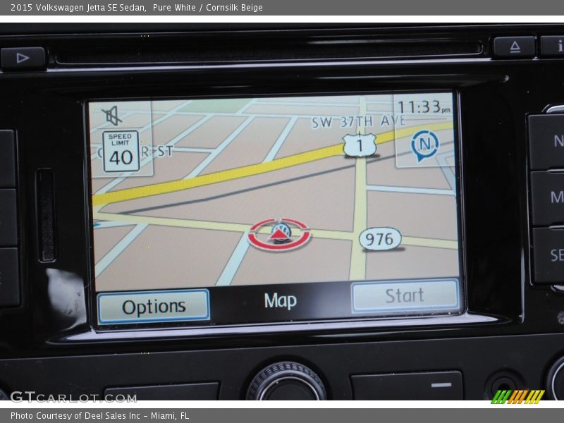 Pure White / Cornsilk Beige 2015 Volkswagen Jetta SE Sedan